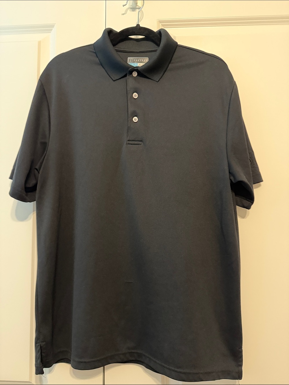 PGA Tour Men's Black Polo Shirt